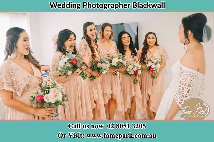 Photo of the Bride and the bridesmaids Blackwall NSW 2256