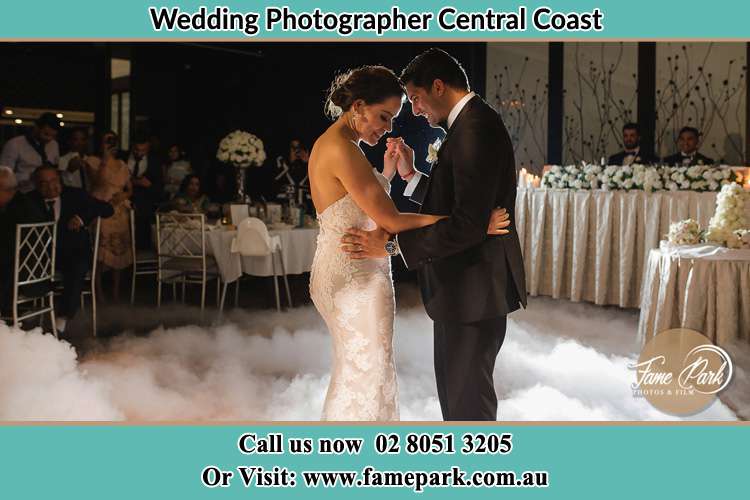 Bride and Groom dancing Central Coast