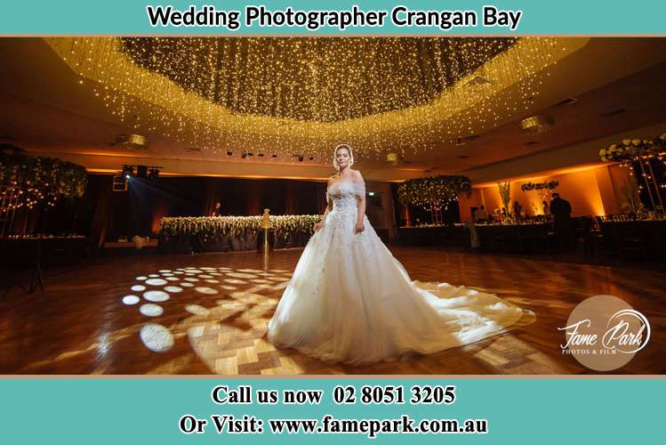 Photo of the Bride at the dance floor Crangan Bay NSW 2259