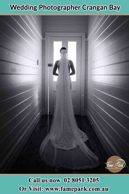 Photo of the Bride going out the door Crangan Bay NSW 2259