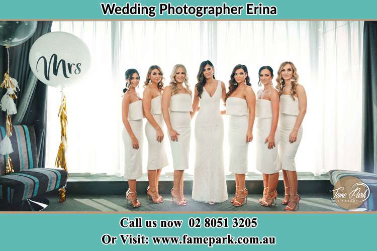 Photo of the Bride and the bridesmaids Erina NSW 2250