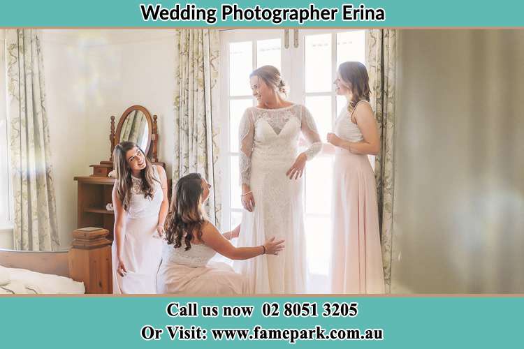 Photo of the Bride and the bridesmaids preparing Erina NSW 2250