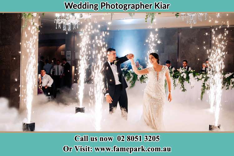 Photo of the Groom and the Bride dancing on the dance floor Kiar NSW 2259