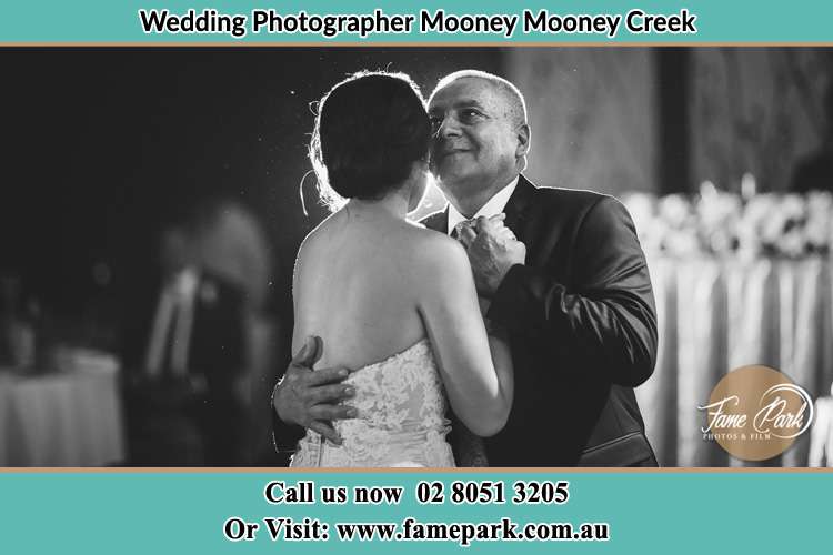 Photo of the Bride dancing with her father Mooney Mooney Creek NSW 2250