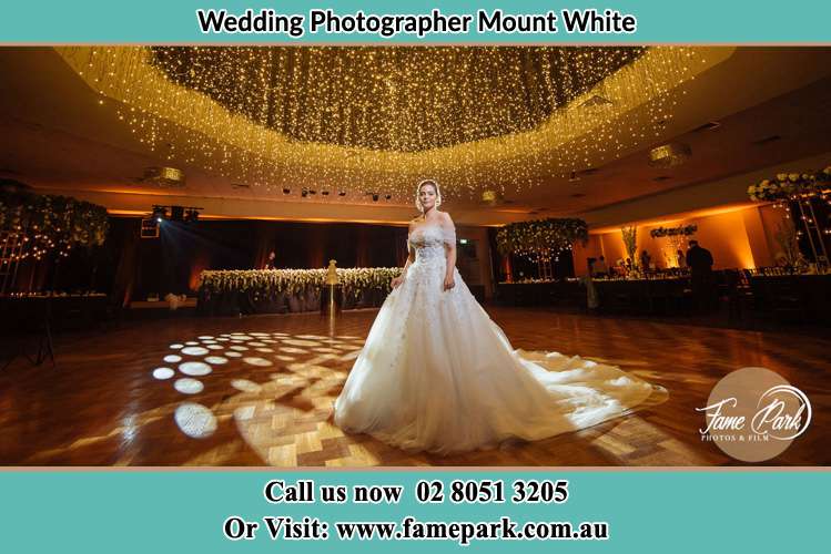 Photo of the Bride on the dance floor Mount White NSW 2250