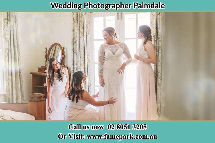 Photo of the Bride and the bridesmaids preparing Palmdale NSW 2258