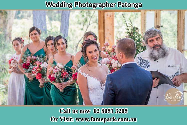 Photo of the Bride and the Groom at the matrimony Patonga NSW 2256