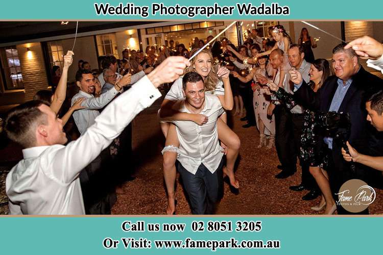 Photo of the Bride horse back ridding to the Groom Wadalba NSW 2259